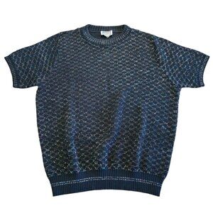 Keneth Too!‎ Plus Vintage 80s Sweater Size Medium/Large Eclectic Metallic Winter